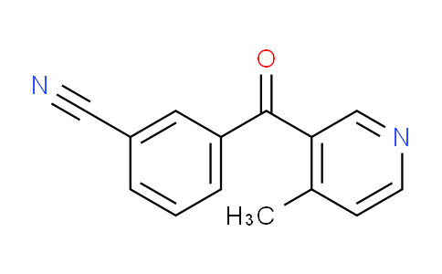 CAS No. 1187166-62-6, 3-(4-Methylnicotinoyl)benzonitrile