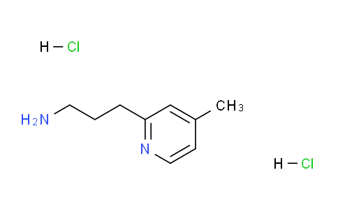 CAS No. 1956307-03-1, 3-(4-Methylpyridin-2-yl)propan-1-amine dihydrochloride