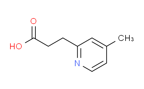 CAS No. 1023817-41-5, 3-(4-Methylpyridin-2-yl)propanoic acid