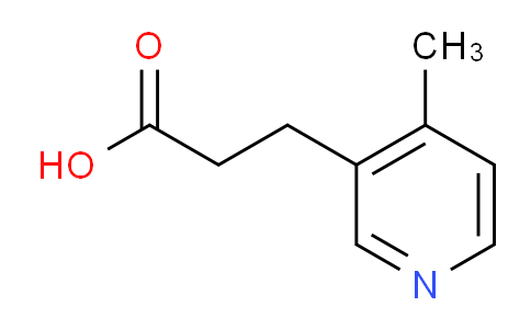CAS No. 129483-51-8, 3-(4-Methylpyridin-3-yl)propanoic acid