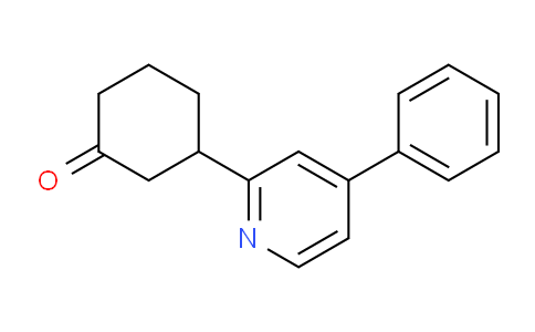 CAS No. 1241504-97-1, 3-(4-Phenylpyridin-2-yl)cyclohexanone
