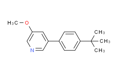 CAS No. 1373232-37-1, 3-(4-t-Butylphenyl)-5-methoxypyridine