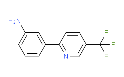 CAS No. 886361-00-8, 3-(5-(Trifluoromethyl)pyridin-2-yl)aniline