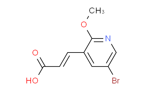 CAS No. 912760-98-6, 3-(5-Bromo-2-methoxypyridin-3-yl)acrylic acid