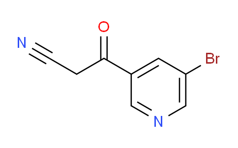 CAS No. 887594-04-9, 3-(5-Bromopyridin-3-yl)-3-oxopropanenitrile