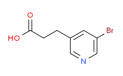 CAS No. 1022128-98-8, 3-(5-Bromopyridin-3-yl)propanoic acid