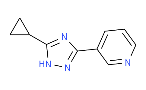 CAS No. 1211439-70-1, 3-(5-Cyclopropyl-1H-1,2,4-triazol-3-yl)pyridine