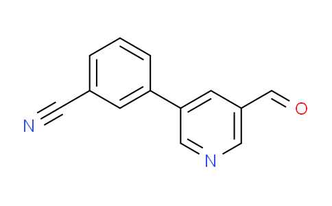 CAS No. 887973-56-0, 3-(5-Formylpyridin-3-yl)benzonitrile