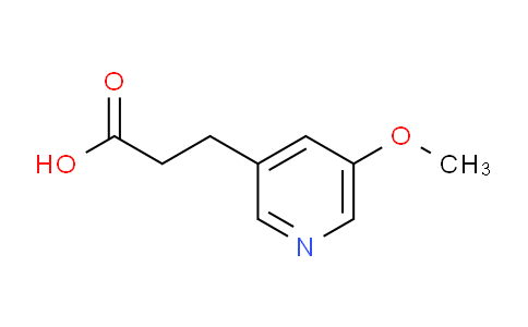 CAS No. 1256825-62-3, 3-(5-Methoxypyridin-3-yl)propanoic acid