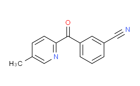 CAS No. 1187163-45-6, 3-(5-Methylpicolinoyl)benzonitrile