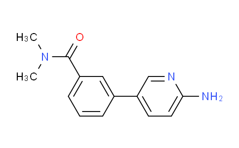 CAS No. 1314988-25-4, 3-(6-Aminopyridin-3-yl)-N,N-dimethylbenzamide