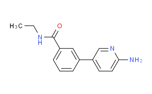 CAS No. 1314987-59-1, 3-(6-Aminopyridin-3-yl)-N-ethylbenzamide
