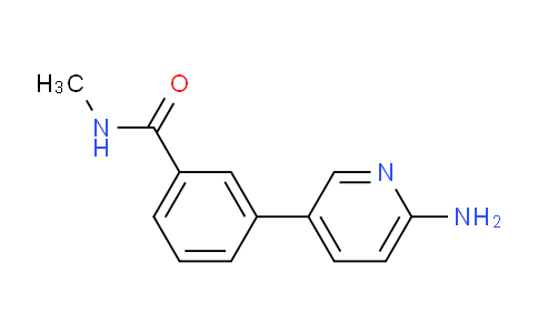 CAS No. 1314985-80-2, 3-(6-Aminopyridin-3-yl)-N-methylbenzamide
