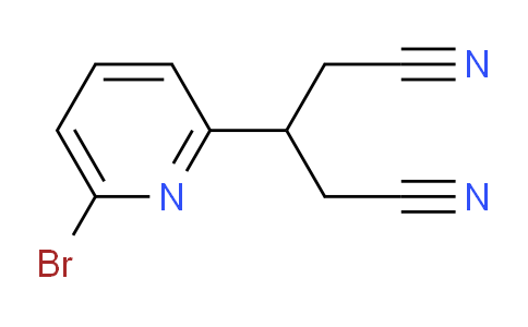 CAS No. 1956321-66-6, 3-(6-Bromopyridin-2-yl)pentanedinitrile