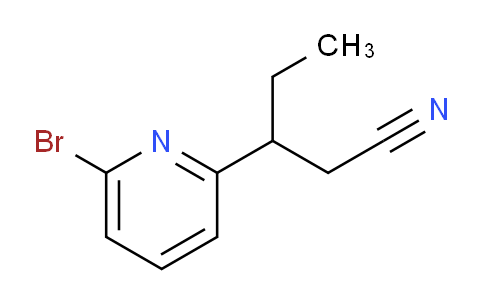 CAS No. 1956370-73-2, 3-(6-Bromopyridin-2-yl)pentanenitrile