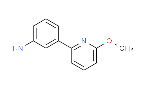 CAS No. 1194974-82-7, 3-(6-Methoxypyridin-2-yl)aniline