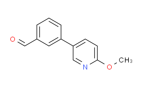 CAS No. 893736-62-4, 3-(6-Methoxypyridin-3-yl)benzaldehyde