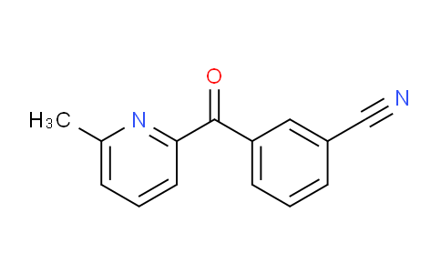 CAS No. 1187170-52-0, 3-(6-Methylpicolinoyl)benzonitrile