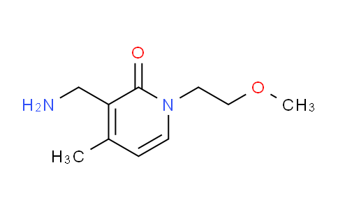 CAS No. 1707563-33-4, 3-(Aminomethyl)-1-(2-methoxyethyl)-4-methylpyridin-2(1H)-one