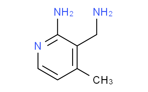 CAS No. 1341367-69-8, 3-(Aminomethyl)-4-methylpyridin-2-amine