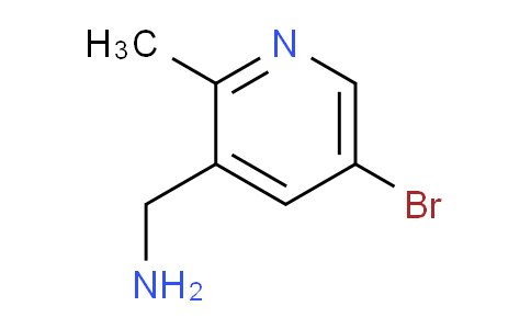 CAS No. 1211589-61-5, 3-(Aminomethyl)-5-bromo-2-methylpyridine