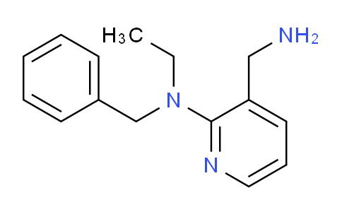 CAS No. 1152523-40-4, 3-(Aminomethyl)-N-benzyl-N-ethylpyridin-2-amine