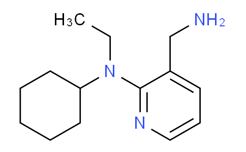 CAS No. 953723-82-5, 3-(Aminomethyl)-N-cyclohexyl-N-ethylpyridin-2-amine