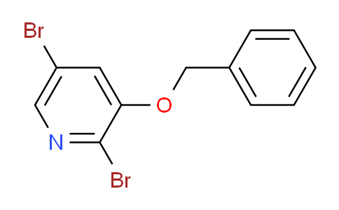 CAS No. 1206968-85-5, 3-(Benzyloxy)-2,5-dibromopyridine
