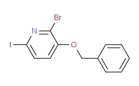 CAS No. 443307-26-4, 3-(Benzyloxy)-2-bromo-6-iodopyridine