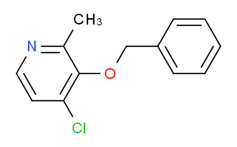 CAS No. 124736-64-7, 3-(Benzyloxy)-4-chloro-2-methylpyridine