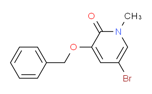 CAS No. 1333146-86-3, 3-(Benzyloxy)-5-bromo-1-methylpyridin-2(1H)-one
