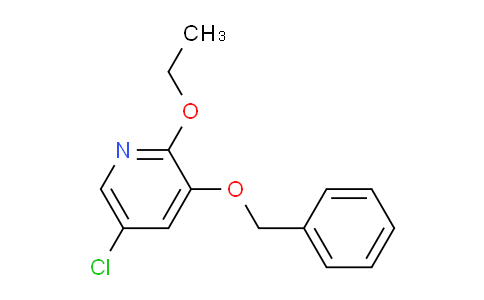 CAS No. 1245563-13-6, 3-(Benzyloxy)-5-chloro-2-ethoxypyridine