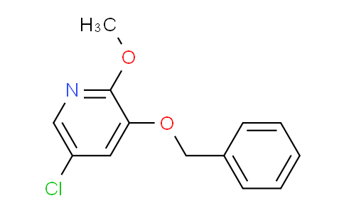 CAS No. 1242336-52-2, 3-(Benzyloxy)-5-chloro-2-methoxypyridine