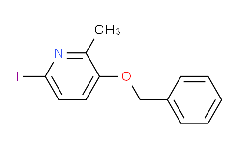 CAS No. 856165-76-9, 3-(Benzyloxy)-6-iodo-2-methylpyridine