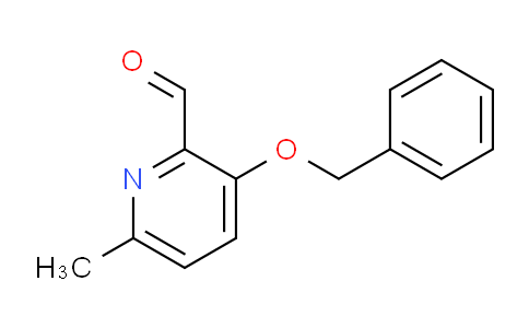CAS No. 317384-90-0, 3-(Benzyloxy)-6-methylpicolinaldehyde
