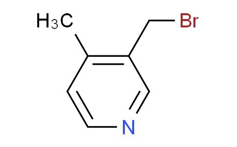 CAS No. 120277-12-5, 3-(Bromomethyl)-4-methylpyridine