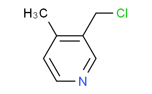 CAS No. 45658-41-1, 3-(Chloromethyl)-4-methylpyridine