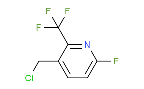 CAS No. 1227502-18-2, 3-(Chloromethyl)-6-fluoro-2-(trifluoromethyl)pyridine