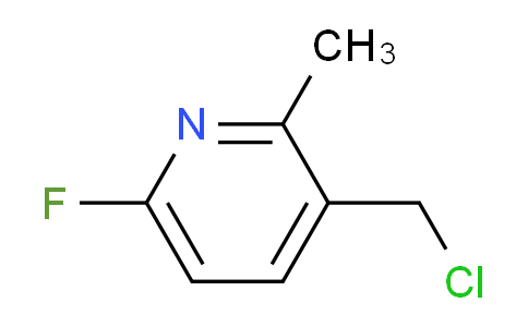 CAS No. 1227587-12-3, 3-(Chloromethyl)-6-fluoro-2-methylpyridine