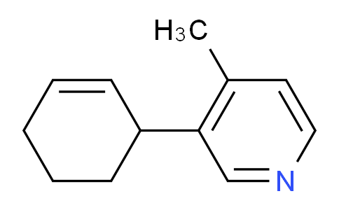 CAS No. 1187163-25-2, 3-(Cyclohex-2-en-1-yl)-4-methylpyridine