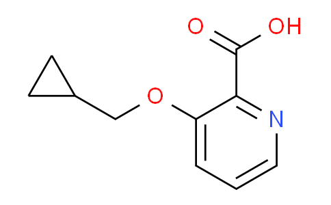 CAS No. 1250879-43-6, 3-(Cyclopropylmethoxy)picolinic acid