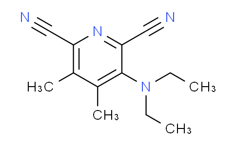 CAS No. 75928-87-9, 3-(Diethylamino)-4,5-dimethylpyridine-2,6-dicarbonitrile