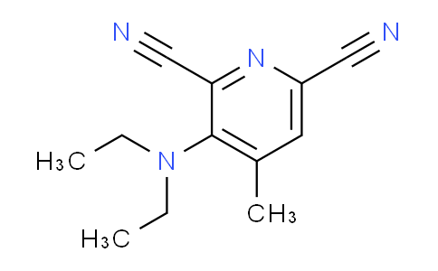 CAS No. 75928-85-7, 3-(Diethylamino)-4-methylpyridine-2,6-dicarbonitrile