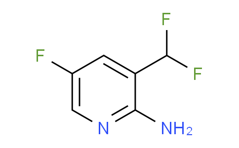 CAS No. 1805028-49-2, 3-(Difluoromethyl)-5-fluoropyridin-2-amine