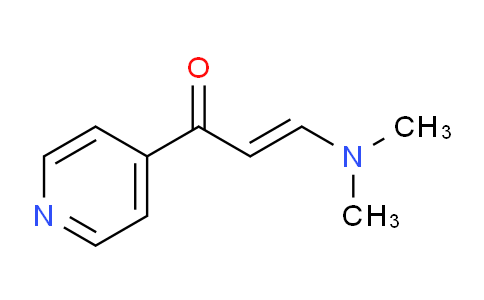 CAS No. 66521-53-7, 3-(Dimethylamino)-1-(pyridin-4-yl)prop-2-en-1-one