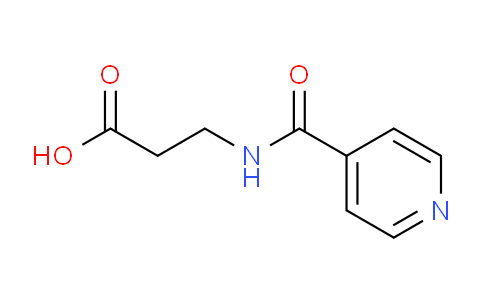 CAS No. 147218-38-0, 3-(Isonicotinamido)propanoic acid