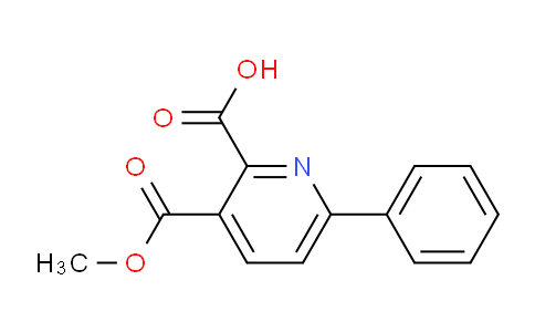 CAS No. 1443289-60-8, 3-(Methoxycarbonyl)-6-phenylpicolinic acid