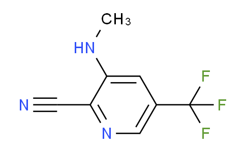 CAS No. 1449117-32-1, 3-(Methylamino)-5-(trifluoromethyl)picolinonitrile