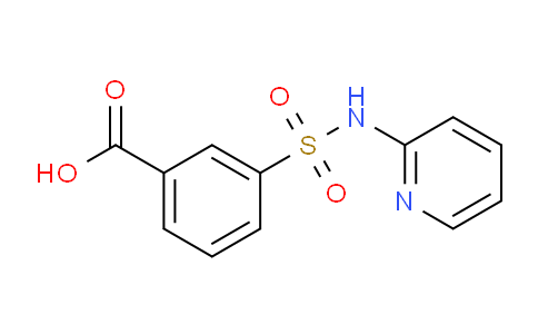 CAS No. 683265-90-9, 3-(N-(Pyridin-2-yl)sulfamoyl)benzoic acid