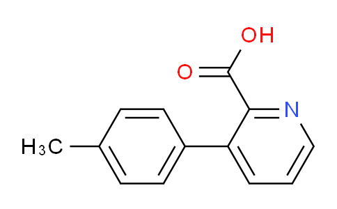 CAS No. 1225506-25-1, 3-(p-Tolyl)picolinic acid